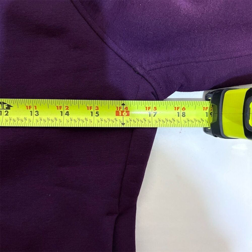 Lululemon Womens Purple Zip Up Fleece Jacket Size 4 - Picture 7 of 9